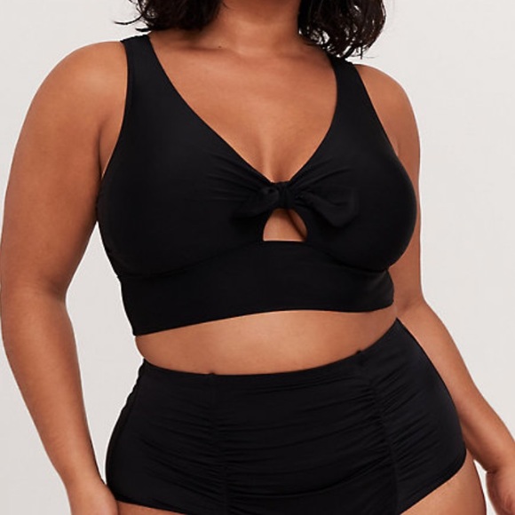 New Torrid Black Bikini too with tie front